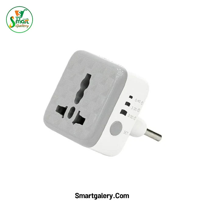 تبدیل 3 به 2 و محافظ تایمر دار هوشمند شارژر برند koranco