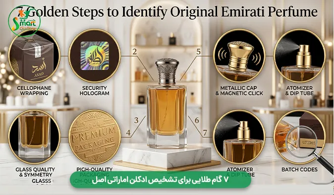 ۷ گام طلایی برای تشخیص ادکلن اماراتی اصل