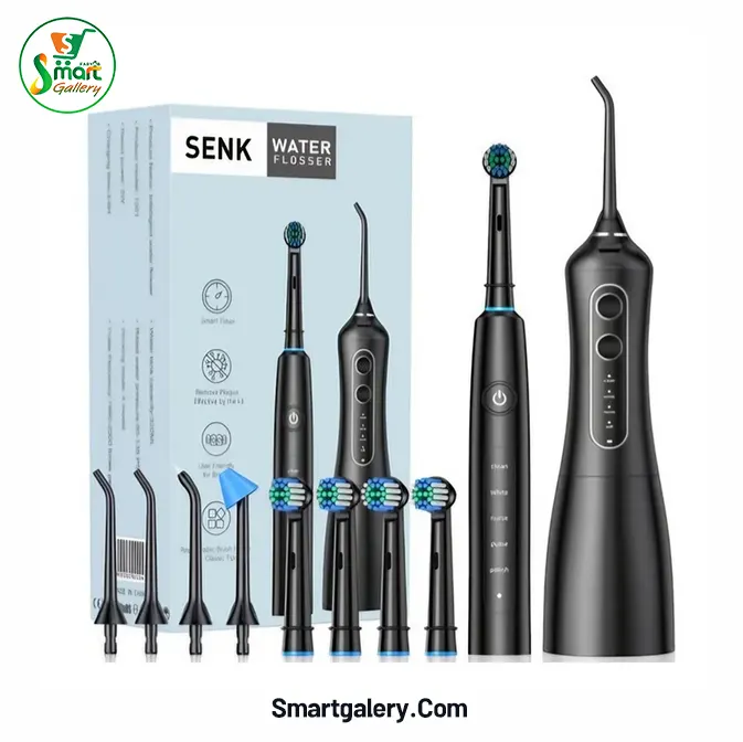 پکیج مسواک برقی و واتر فلاسر هوشمند سینک (SENK) مدل 1001